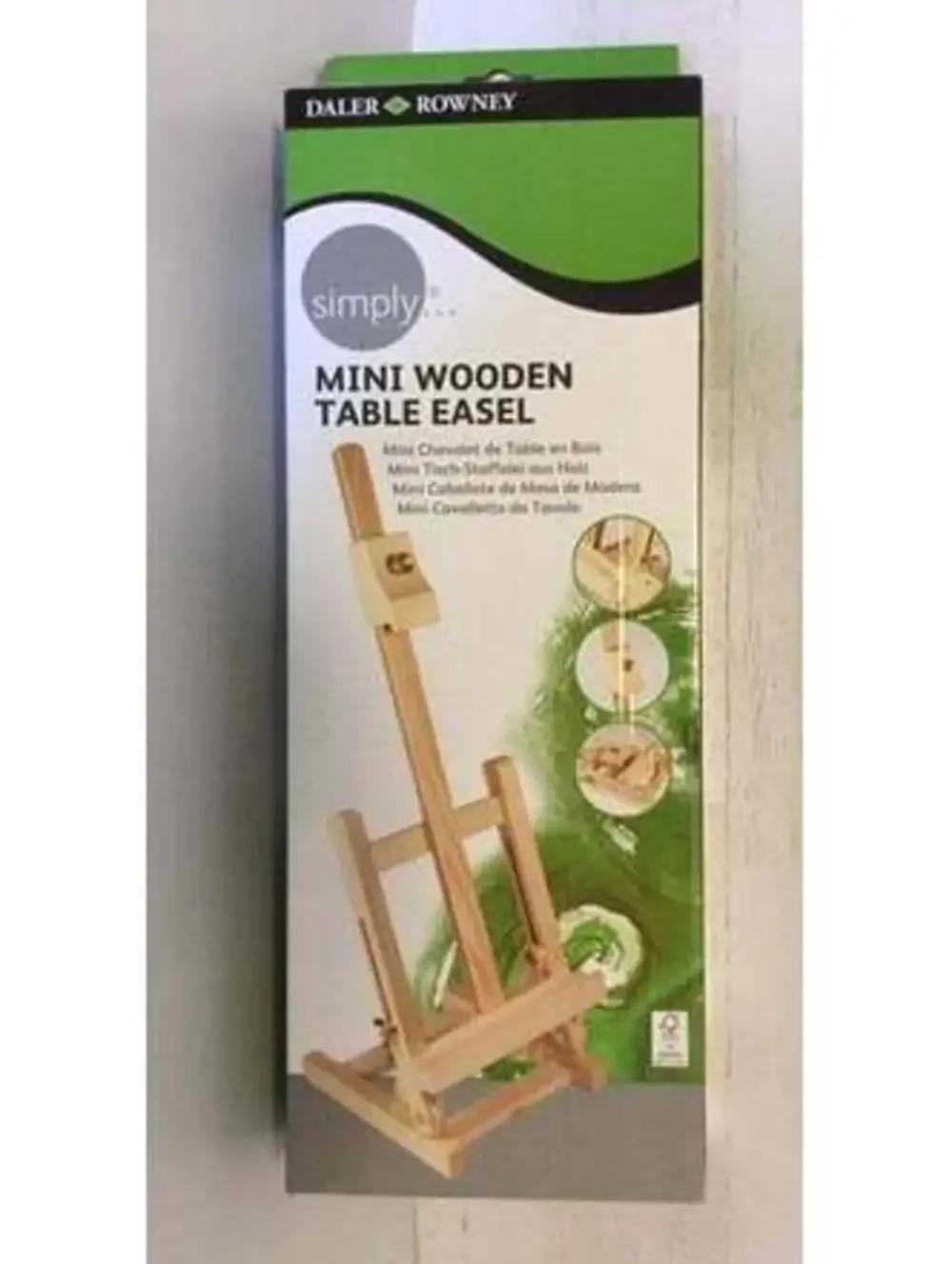 Mini Wood Table Easel DIY Ars & Craft Painting Canvas Travel En Plein Air Artist